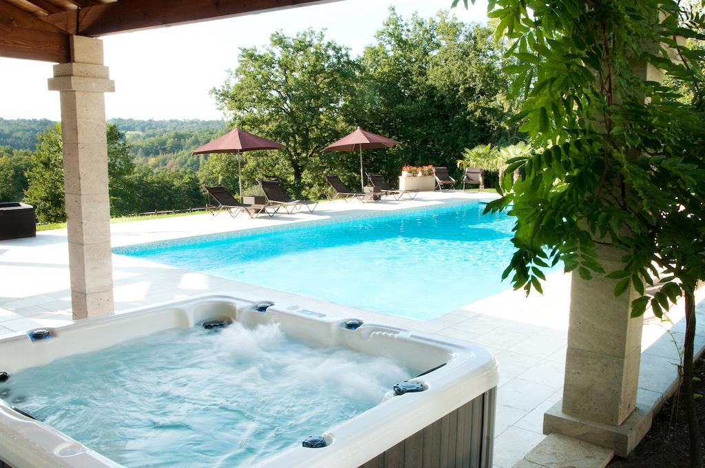 Domaine De La Fauconnie Hotel Campsegret Buitenkant foto